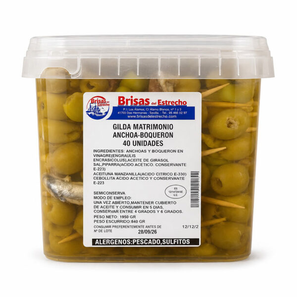 Gilda Matrimonio de Anchoa y Boquerón – 40 unidades